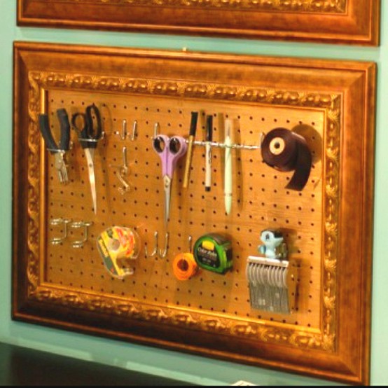 Pegboard Picture Frame Pegboard Picture Frame