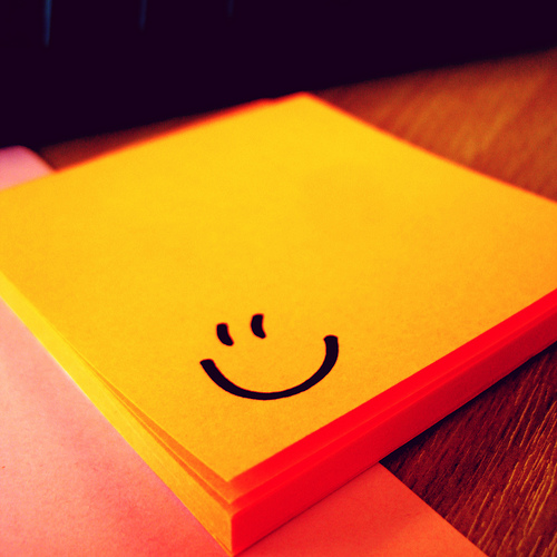 Post It Note Smile