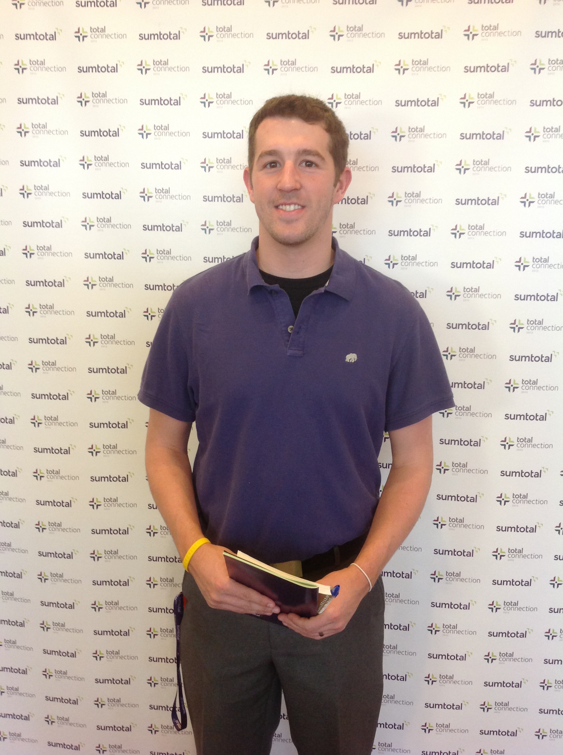 Had to get a pic in front of the conference’s logo when I had the chance