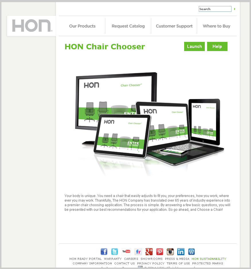 HON Chair Chooser