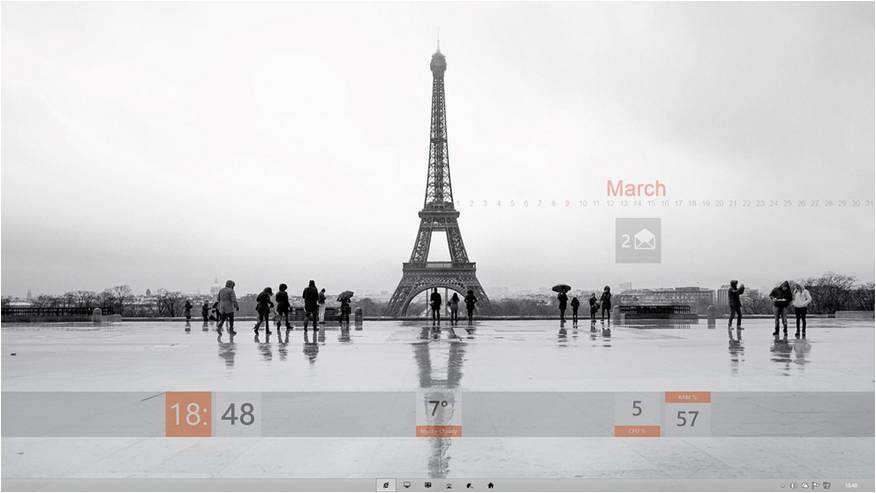 romantic desktop