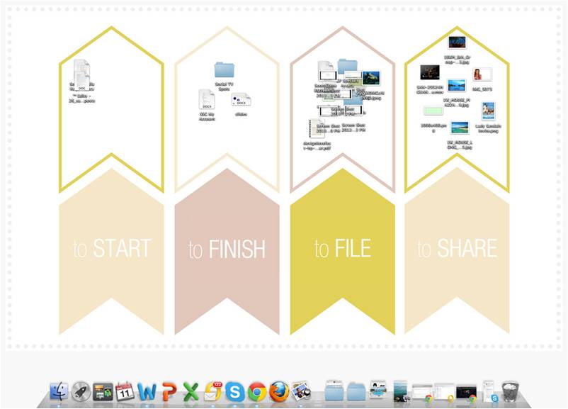 super organized desktop