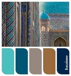 Add a pop of turquoise to neutral tones