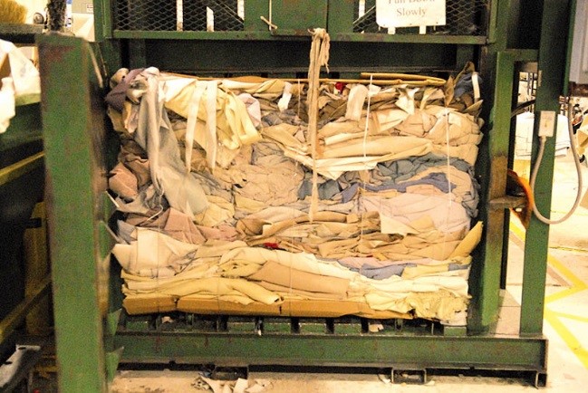 HON recycles fabric scraps